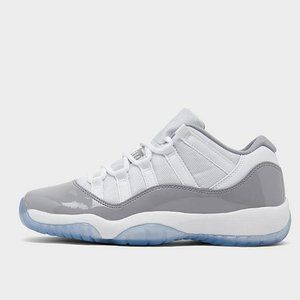 New in Box Little Kids Nike Air Jordan 11 Low GS Retro Cement Grey sneakers